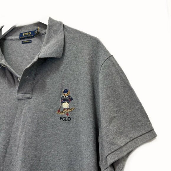 POLO BY RALPH LAUREN Gray Polo Shirt Size XXL - Picture 8 of 11